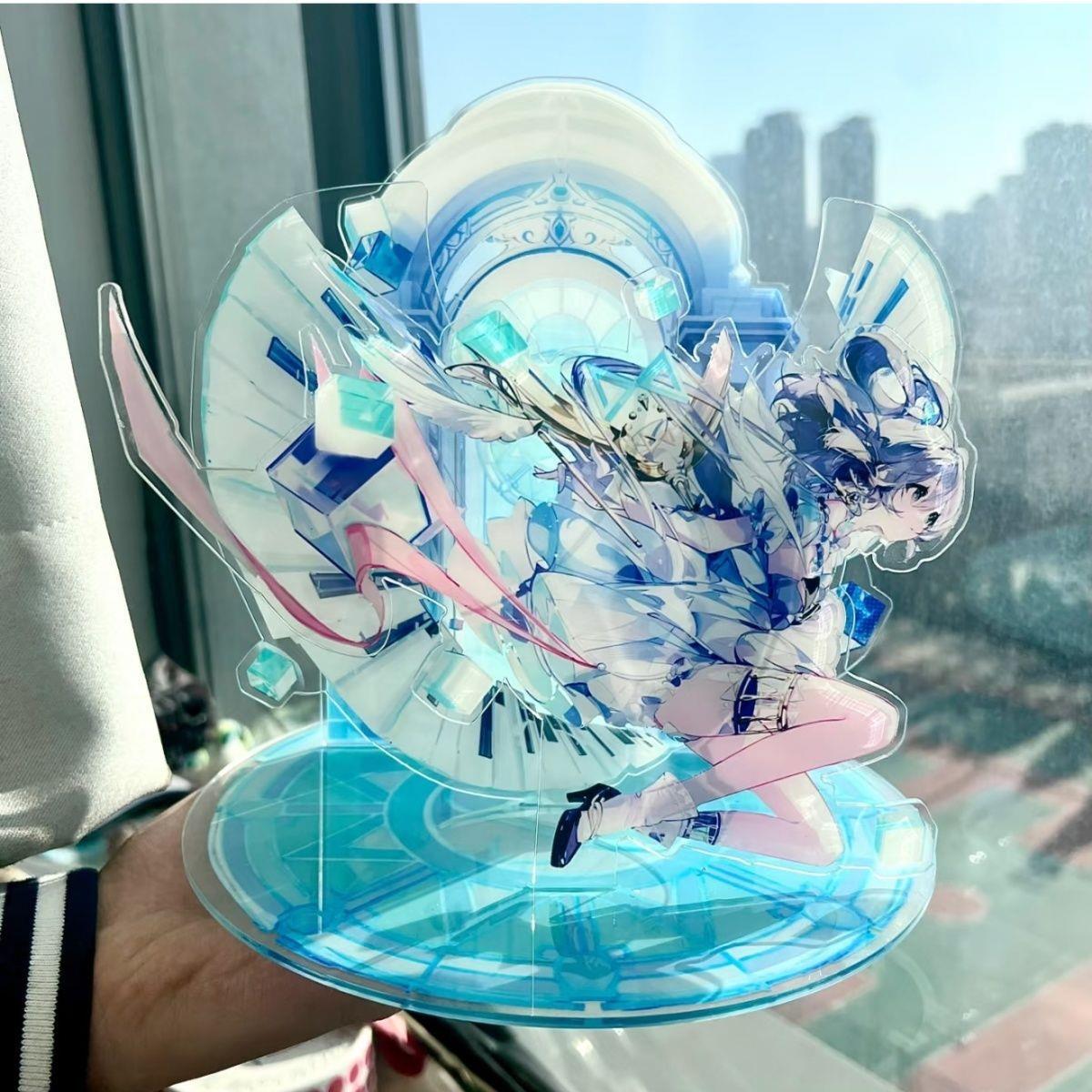 洛天依高颜值精致立牌摆件桌面装饰10cm自制周边