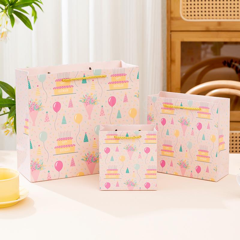 生日礼物包装袋礼品袋宝宝满月回礼小购号六一儿童节日纸袋物袋子