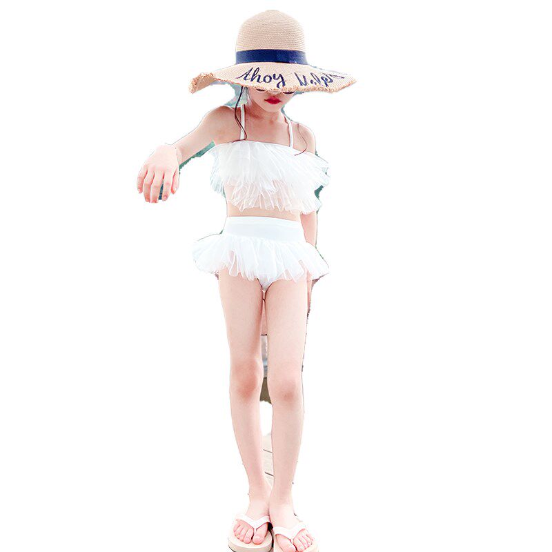 女童泳衣白色洋气2020新款儿童洋气夏装中大童女孩分体裙子游泳装,童装/婴儿装/亲子装,泳衣裤,淘宝优惠券,粉丝福利购,淘宝优惠卷