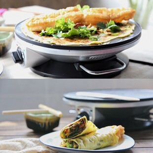 米凡欧斯家用煎饼果子机春饼机电烙饼锅 可丽饼机薄饼机煎饼鏊子