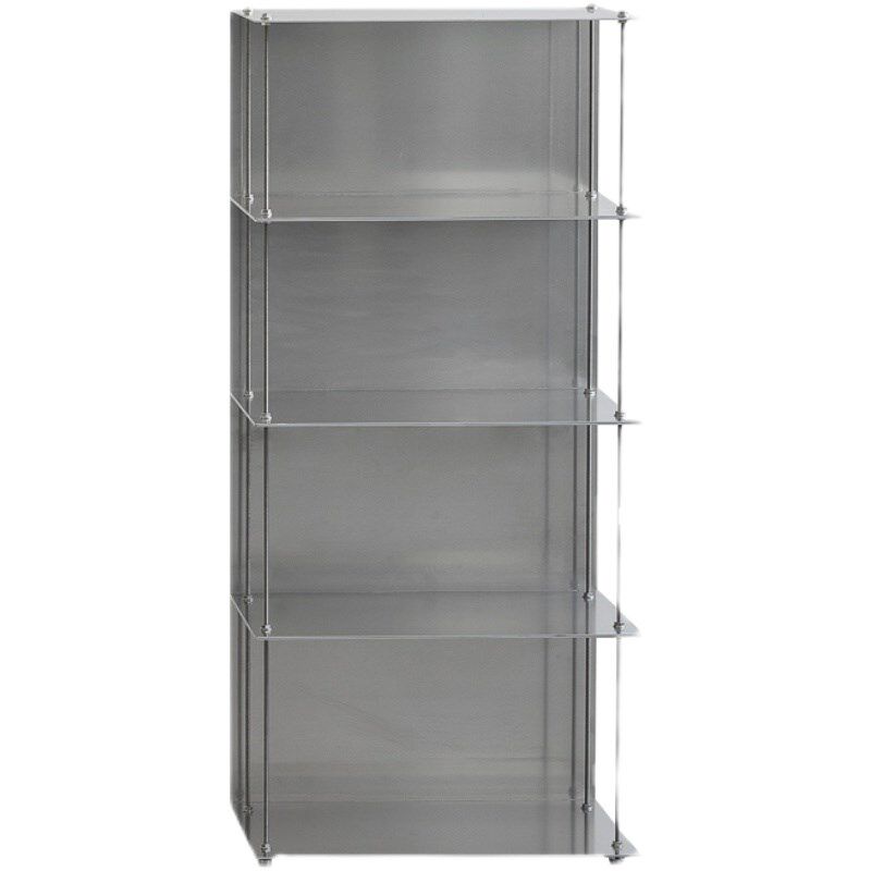 服装店包包展示架不锈钢落地式流水台中岛摆台买手店鞋架陈列架子