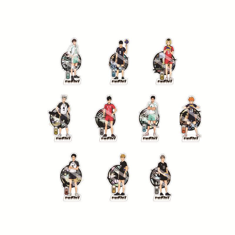 排球少年周边日向翔阳影山飞雄亚克立牌摆件双面印刷