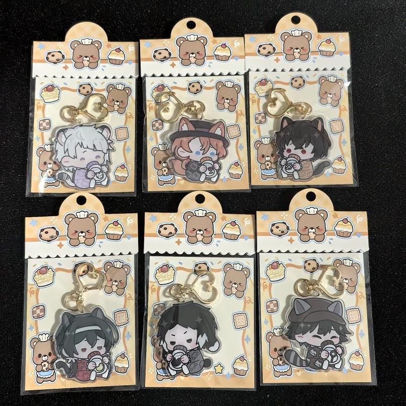 【画师授权】文豪野犬动漫周边钥匙扣太宰治挂件钥匙扣原创同人