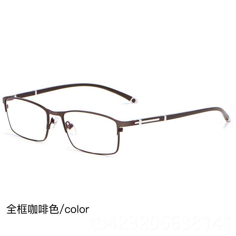 正品超半眼框眼镜男视眼镜框变色近视镜成品熟料镜轻架防蓝光防近
