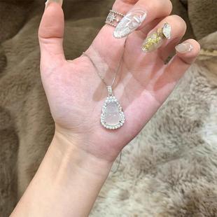 白玉髓葫芦项链女国潮气质福禄吊坠锁骨链送礼 蒂奇S925纯银新中式