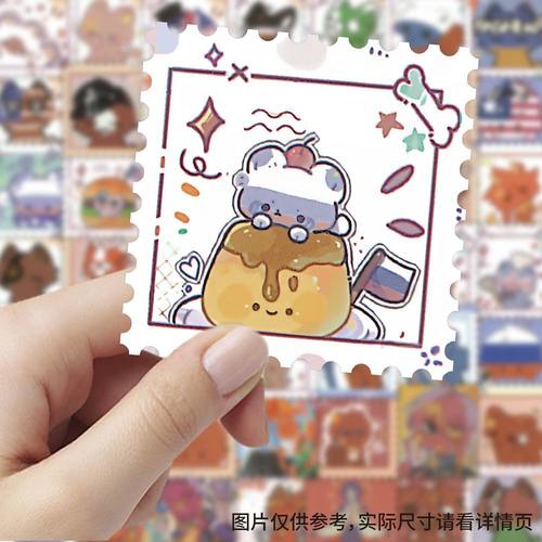 CH邮票贴纸卡通动漫创意高颜值手账装饰桌面手机笔记本贴画