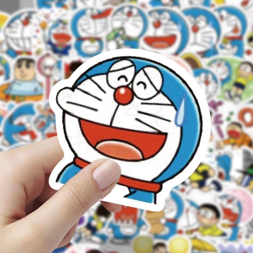 180张哆啦A梦贴纸ins新款可爱卡通儿童diy装饰手机手账防水贴纸画
