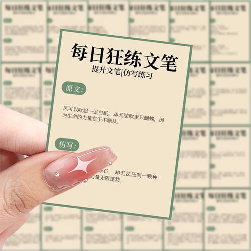 LSBC-1508仿写经典贴纸