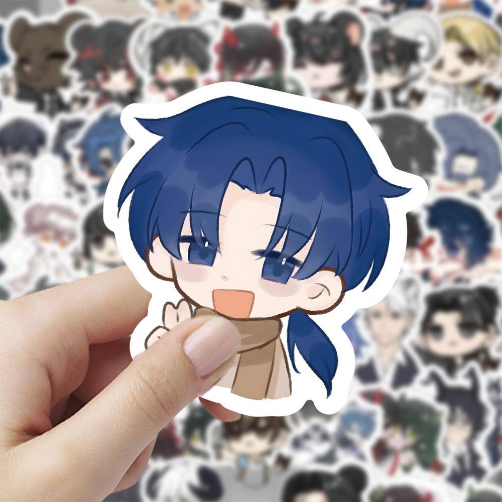 60张十日终焉贴纸二次元动漫周边装饰手机壳平板电脑桌面防水贴画