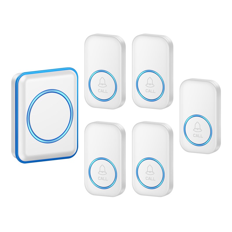 门铃无线家用超远距离电子遥控入户门铃叮咚五拖一老人呼叫器