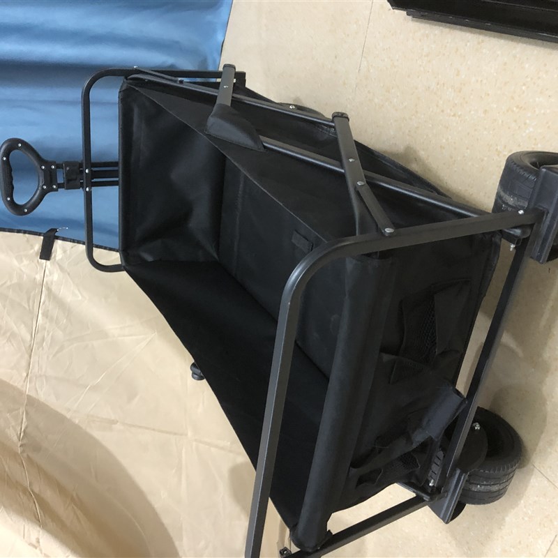 户外露营车摆地摊野营q营地车露营推车摆摊可折叠小推车买菜小拖