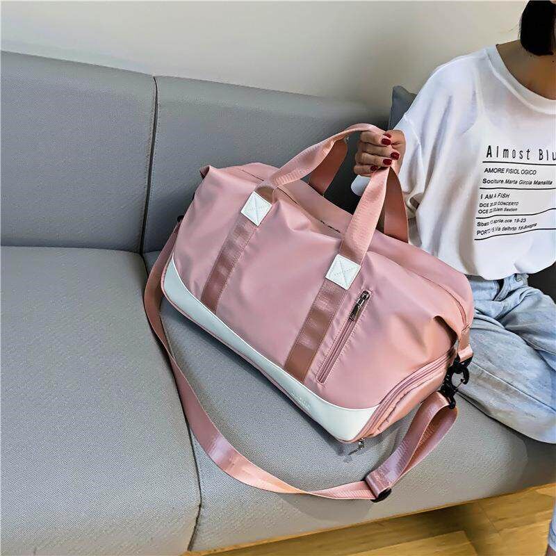 运动健身包女瑜伽包干湿分离鞋位单肩包短途手提旅行袋可定LOGO