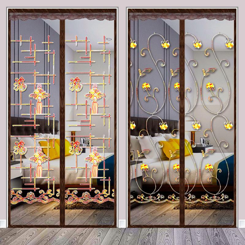 魔术贴防蚊门帘家用客厅加密高档卧室自吸磁性夏季纱门纱窗免打孔,居家日用,纱窗/纱门,淘宝优惠券,粉丝福利购,淘宝优惠卷