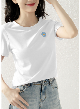 大红色t恤女t桖短袖2020年新款夏潮宽松体桖t血半袖体恤短款上衣