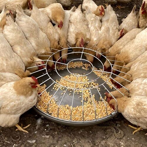 新款耐摔耐e用牛筋盆家禽家畜鸡鸭鹅料槽猪狗羊用食槽饲料盆打不