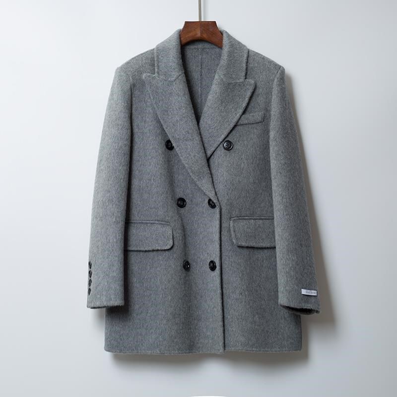 加厚阿尔巴卡双面羊绒大衣女短款毛呢韩版长毛西装外套秋冬新款,包装,服饰包装,淘宝优惠券,粉丝福利购,淘宝优惠卷