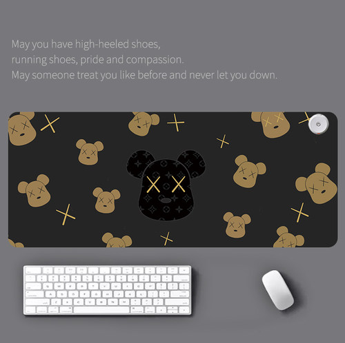 冬季加热鼠标垫超大号加厚暖桌垫办公电脑桌面学习写字发热暖手垫