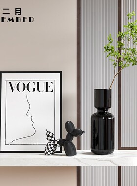 轻奢花瓶玄关装饰品摆件入t户进门口高级感客厅电视柜插花绿植餐