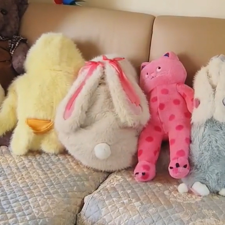 外套洋气宝宝甜美可爱兔子上衣女童冬季加绒加厚一件过冬毛毛衣