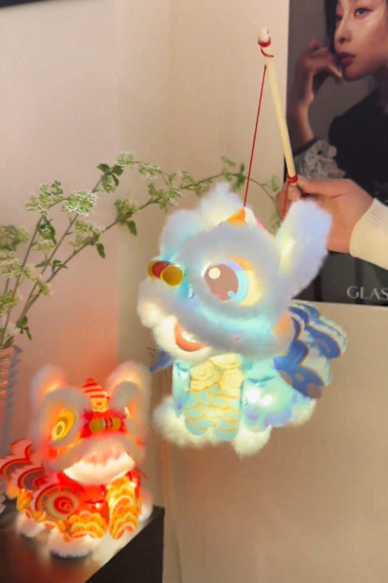 精美小夜灯新款醒狮新年手工灯笼新款立体手提diy材料包花灯,服饰配件/皮带/帽子/围巾,DIY编织材料包,淘宝优惠券,粉丝福利购,淘宝优惠卷