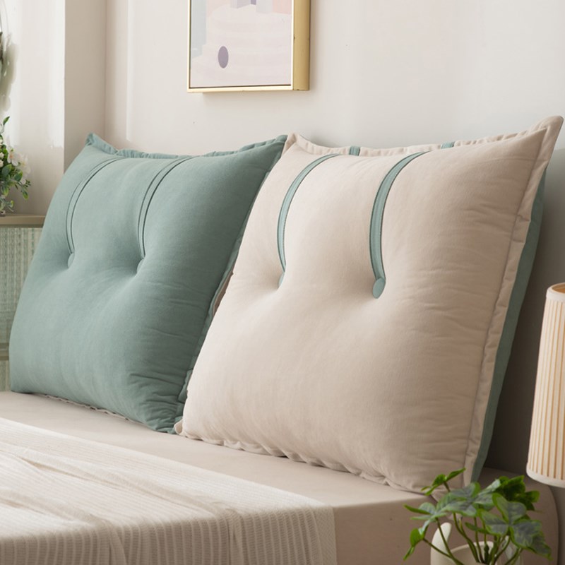 床头靠枕组合大靠背软包简约床上护腰客厅沙发Q榻榻米靠背垫可拆