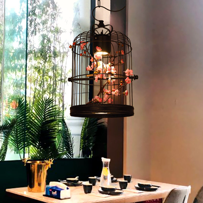 主题网红音乐西餐厅鸟笼吊灯双层带射灯创意铁艺装饰饭店花艺灯饰,家装灯饰光源,酒店/宴会厅/餐饮吊灯,淘宝优惠券,粉丝福利购,淘宝优惠卷