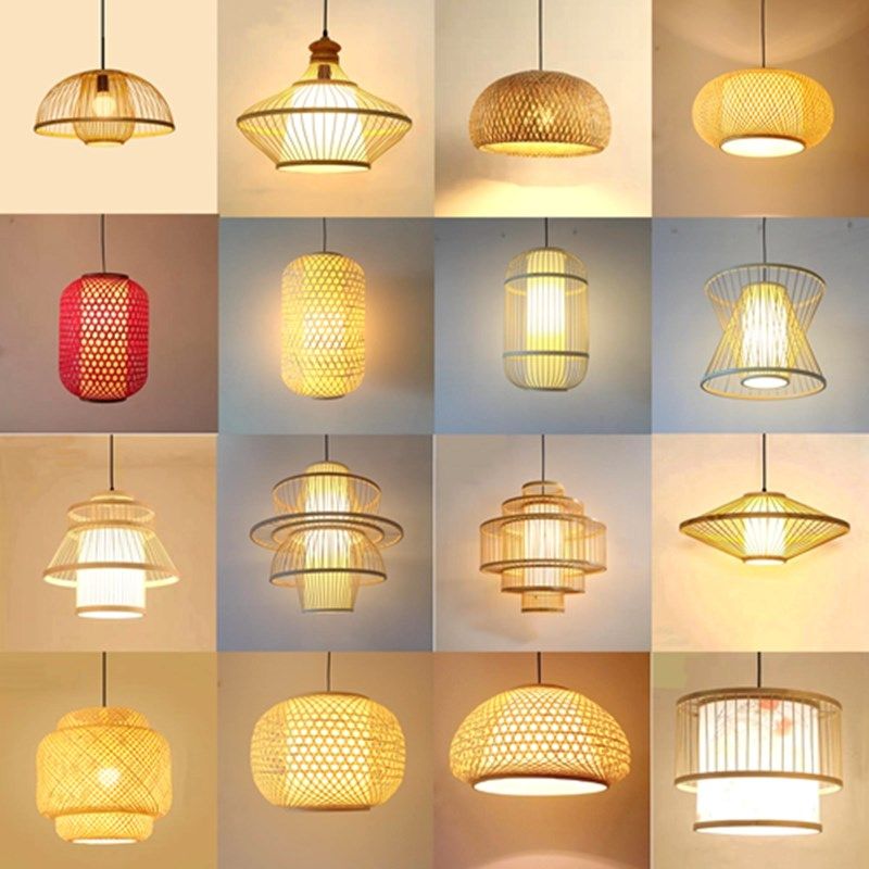 竹编灯罩中式竹艺禅意日式藤编灯笼民宿茶室餐厅店铺商用户外吊灯,家装灯饰光源,酒店/宴会厅/餐饮吊灯,淘宝优惠券,粉丝福利购,淘宝优惠卷