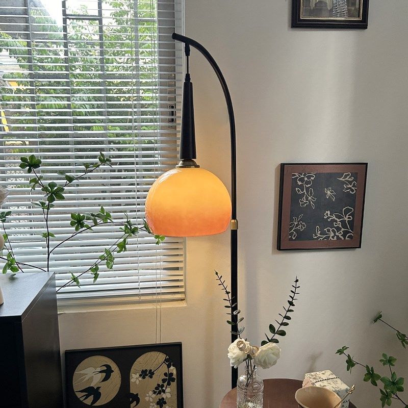 中古落地灯客厅沙发边装饰钓鱼灯美式复古卧室床头氛围感落地台灯,家装灯饰光源,置物功能落地灯,淘宝优惠券,粉丝福利购,淘宝优惠卷