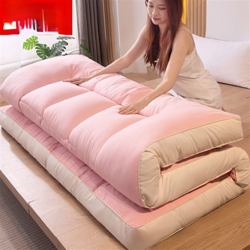 新款加厚床垫子09m软垫床褥子15米双M单人宿舍学生榻榻米垫被