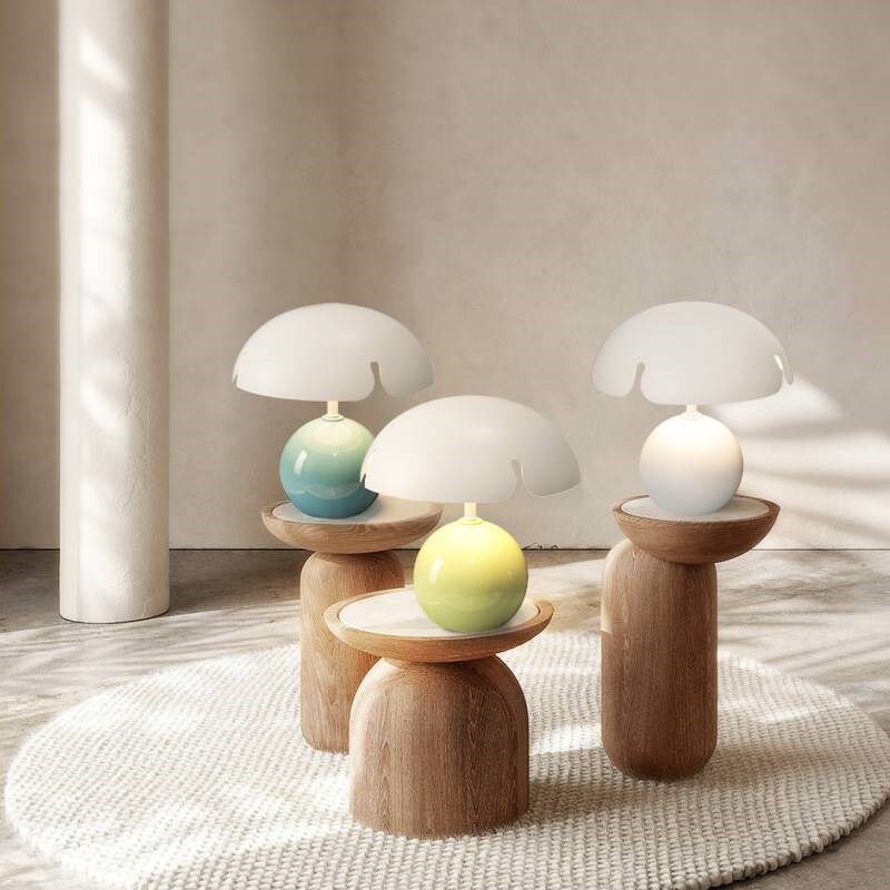 台灯卧室床头灯创意蘑菇造型客厅沙发茶几休闲吧台复古陶瓷装饰灯,家装灯饰光源,床头/玄关/吧台/过道吊灯,淘宝优惠券,粉丝福利购,淘宝优惠卷