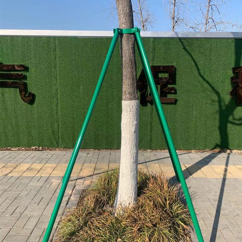 园林树木支撑架j行道树木防风支撑杆大树支撑固定器苗木支架铁抱