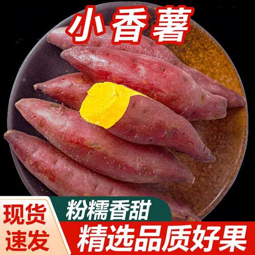 小香薯正宗地瓜红薯新鲜现挖板栗山芋蜜薯农家自种甜薯包邮