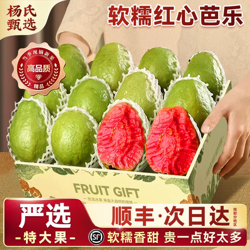 广西软糯红心芭乐新鲜水