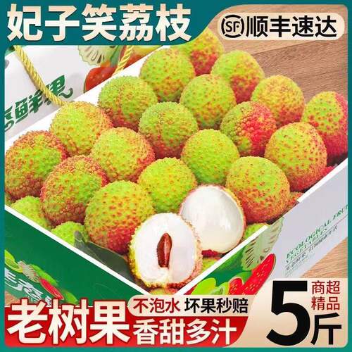 海南火山妃子笑新鲜荔枝