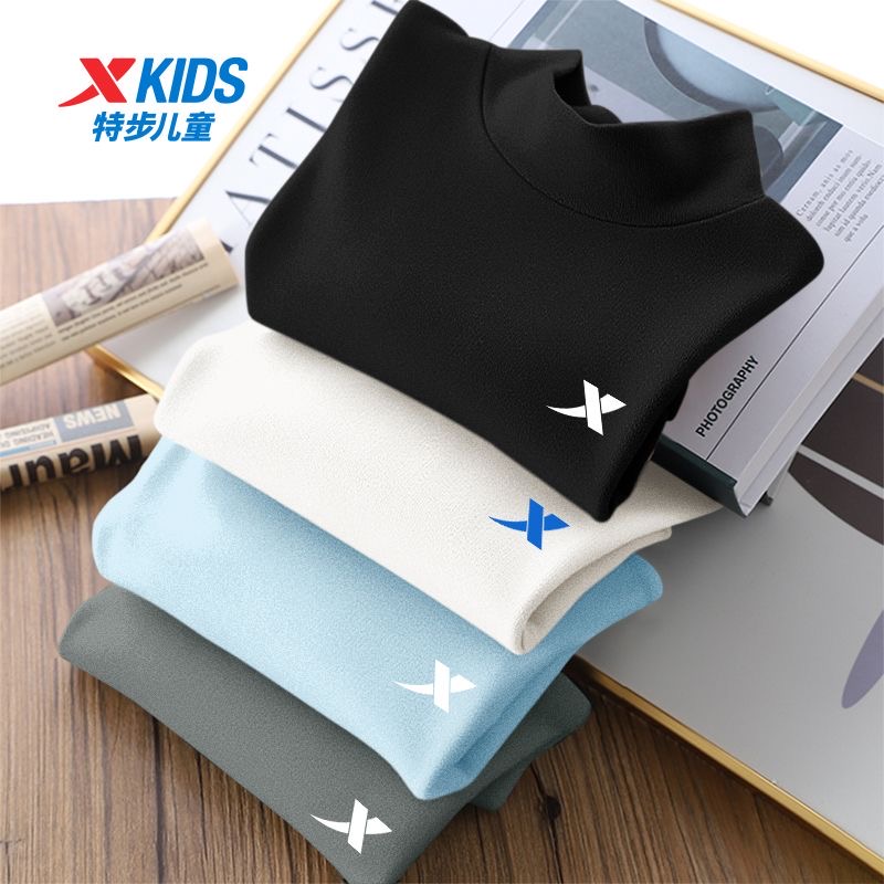 特步儿童长袖上衣男童2025春秋款