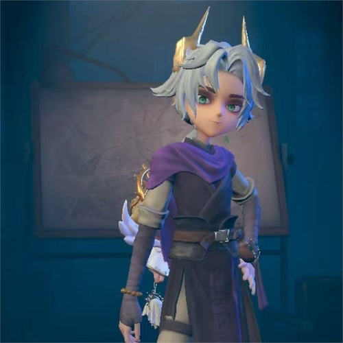 逍遥超自然行动cos全新游戏角色汉服cosplay男装紫皮逍遥紫皮全套