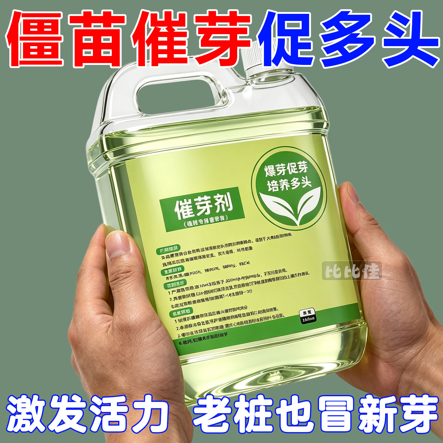 大桶催芽剂老桩发芽生物肥生根壮苗月季三角梅发财树通用水溶肥料