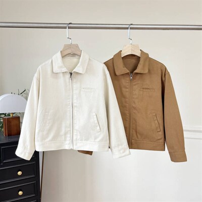 优选儿童装男童女童拉链p短茄克/外套夹克春季新款开衫上衣R47823