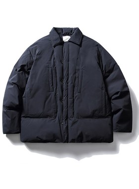 FORN3 2024冬季新款日系纯色多口袋面包服棉衣复古休闲宽松棉服男