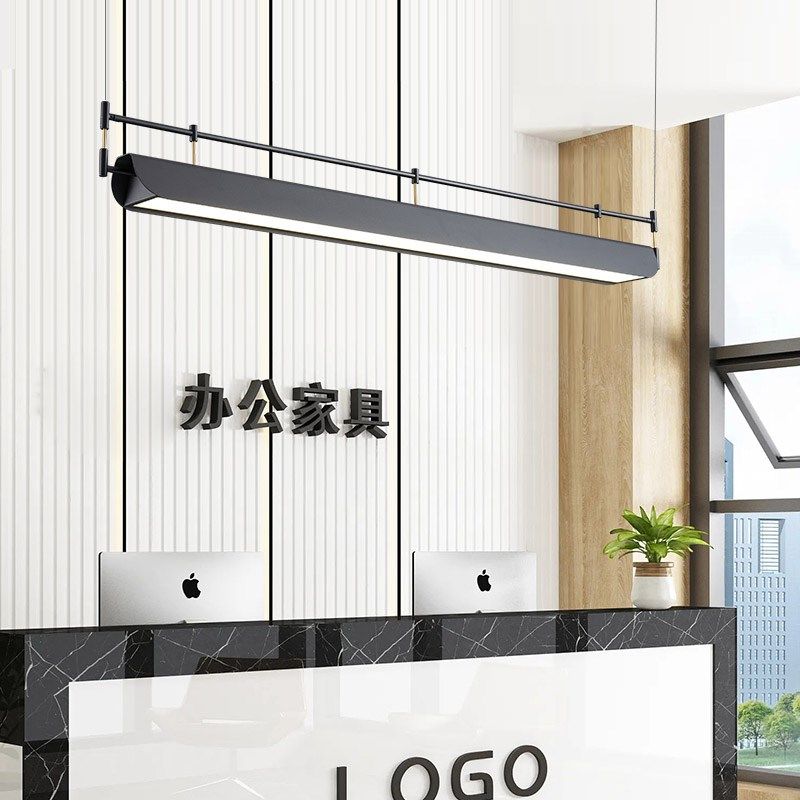 LED长条灯办公室吊灯现代简约健身房超市理发店灯管工作室创意 灯,家装灯饰光源,商用吊灯,淘宝优惠券,粉丝福利购,淘宝优惠卷