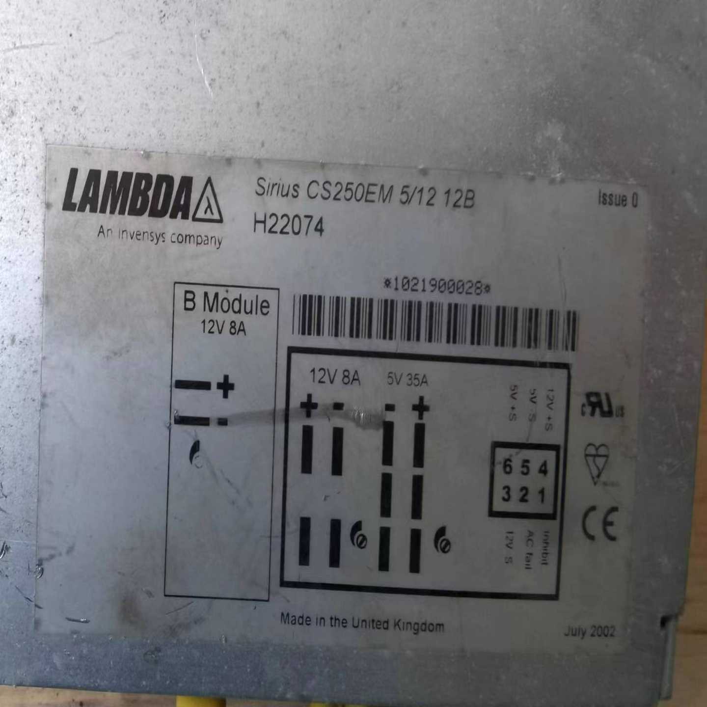 议~LAMBDA工业设备电源模块 Sirius CS250EM