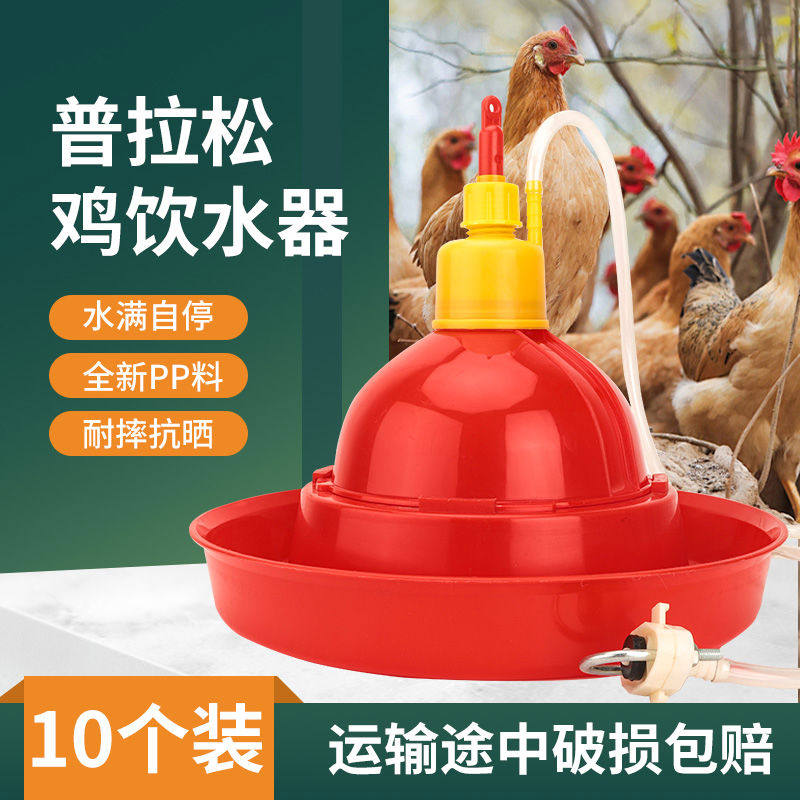 加厚普拉松养鸭鹅鸡用自动饮水器喂水神器加水壶养鸡用品养殖