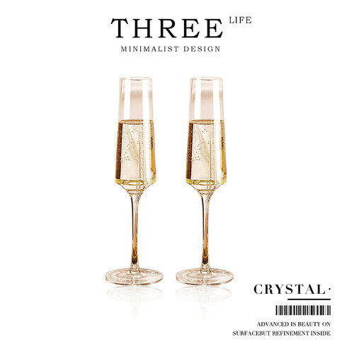 Tlife·Crystal·欧洲酒具高脚杯套装轻奢高档笛形香槟杯 | 水晶