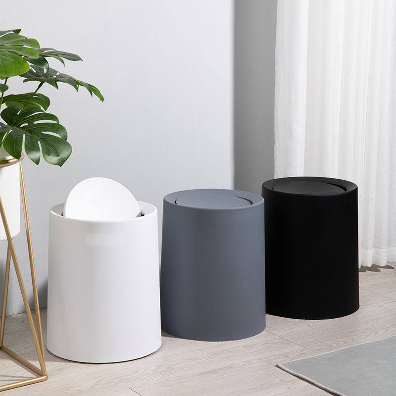 家用垃圾桶北欧ins风简约现代卧室客厅厨房办公室高颜值轻奢