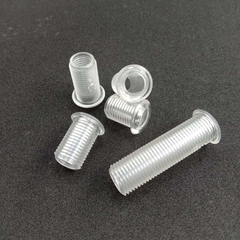 M10空心螺丝PC塑料全牙管套10牙距灯饰配件中空穿线通孔螺杆细牙