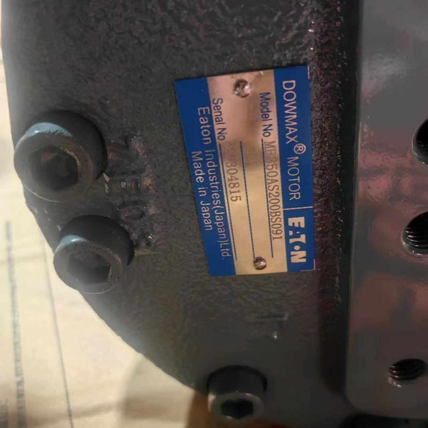 伊顿i威格士MB350AS200BS091船舶液压马达吊机配件