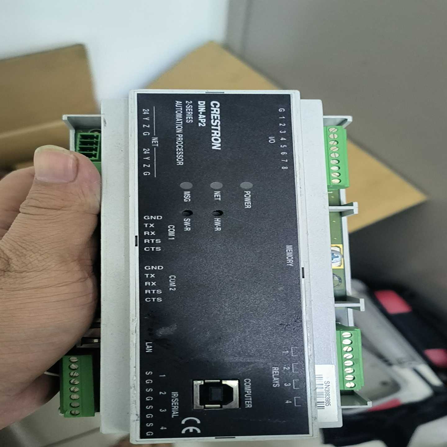 CRESTRON快思聪DIN-AP2 导轨式中控主机，[浩蓉商户]