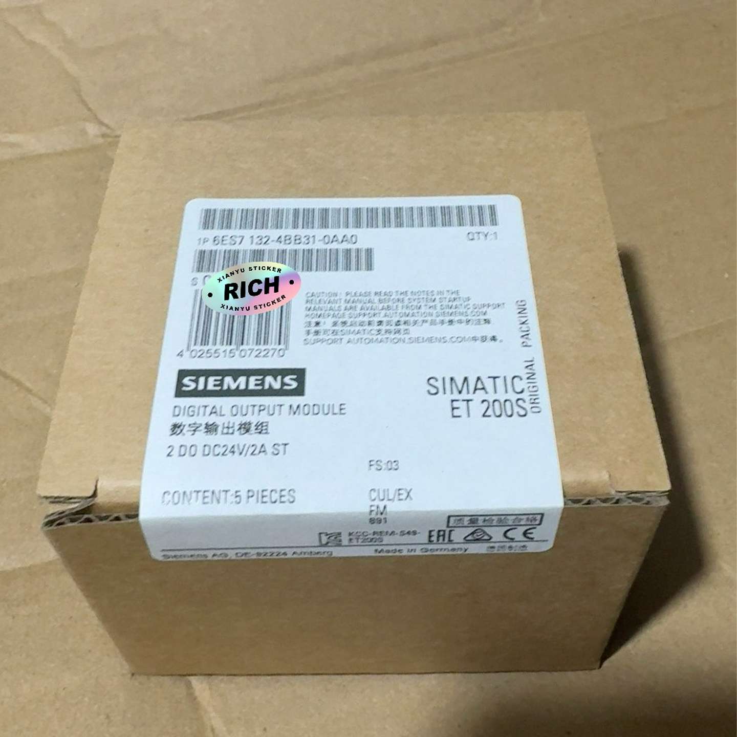 未开封6ES7132-4BB31-0AA0~询价