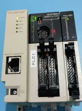 询价~FX3U-ENET-ADP 实物如图 通电正常