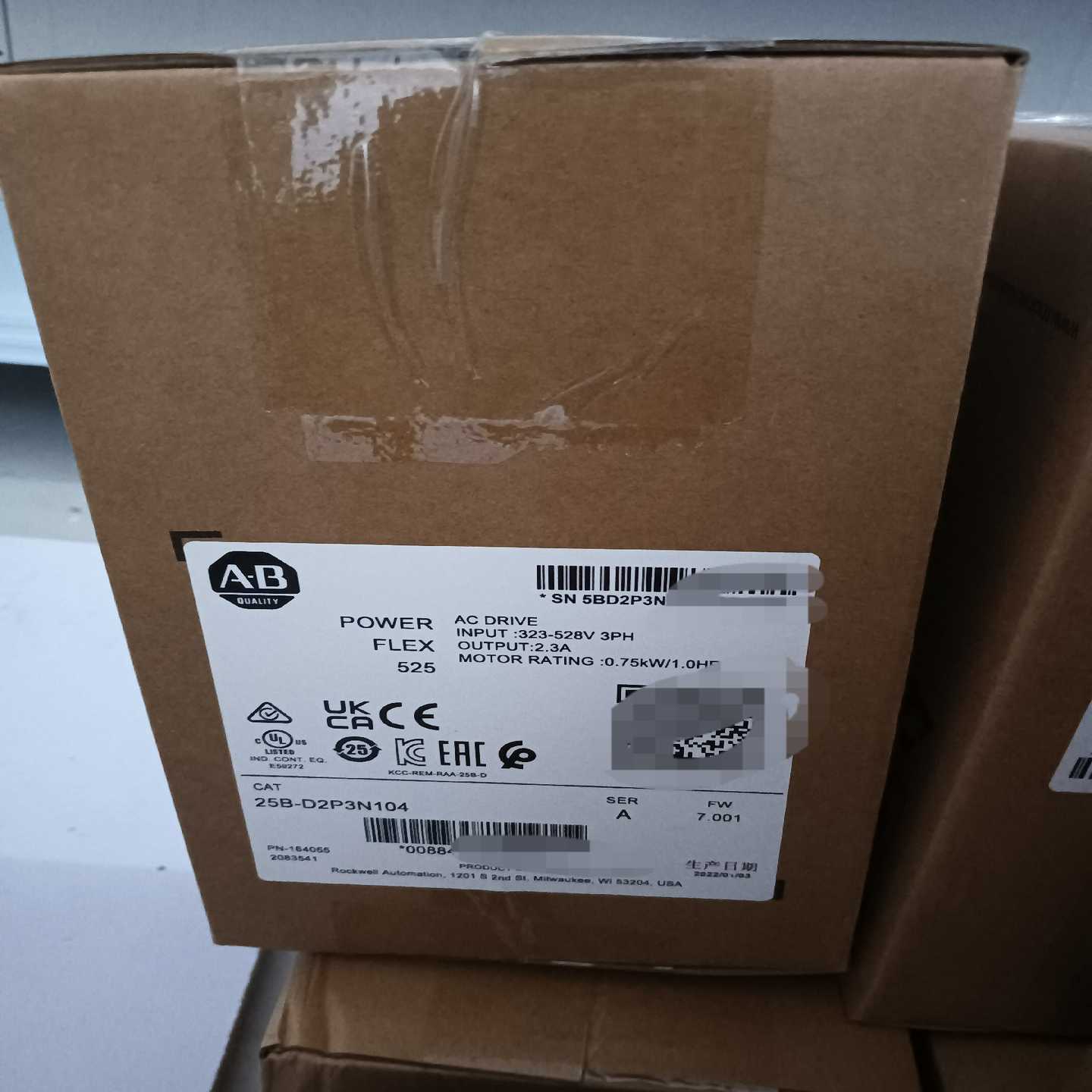 询价~AB变频器25B-D2P3N104